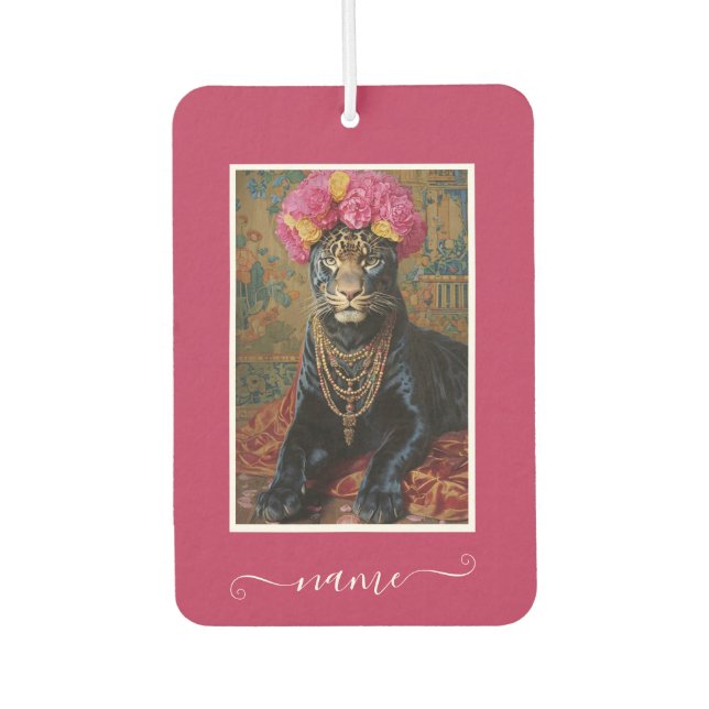Blossom Panther Air Freshener (Front)