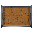 BLOSSOM PATTERN deep orange