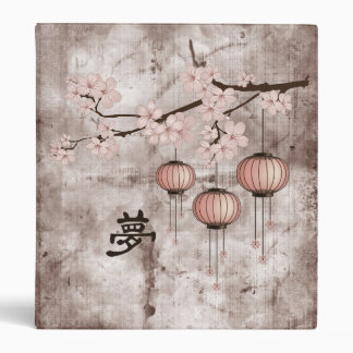 Blossom pink lanterns "Dream" Binder