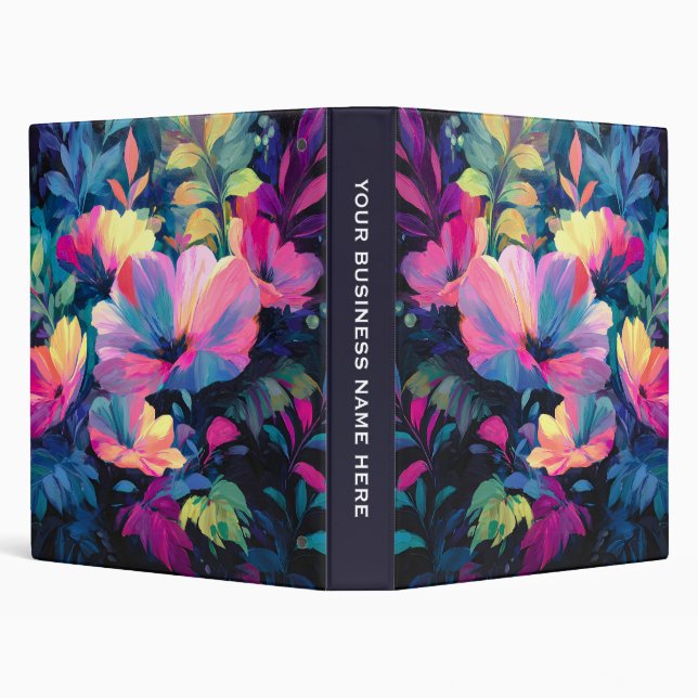 Blossom Rush Spring Floral Garden  Binder (Background)