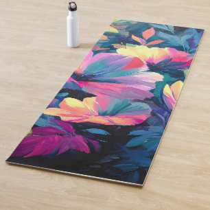 Blossom Rush Spring Floral Garden Yoga Mat
