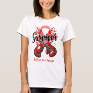 Blossom Substance Abuse Warrior Survivor T-Shirt
