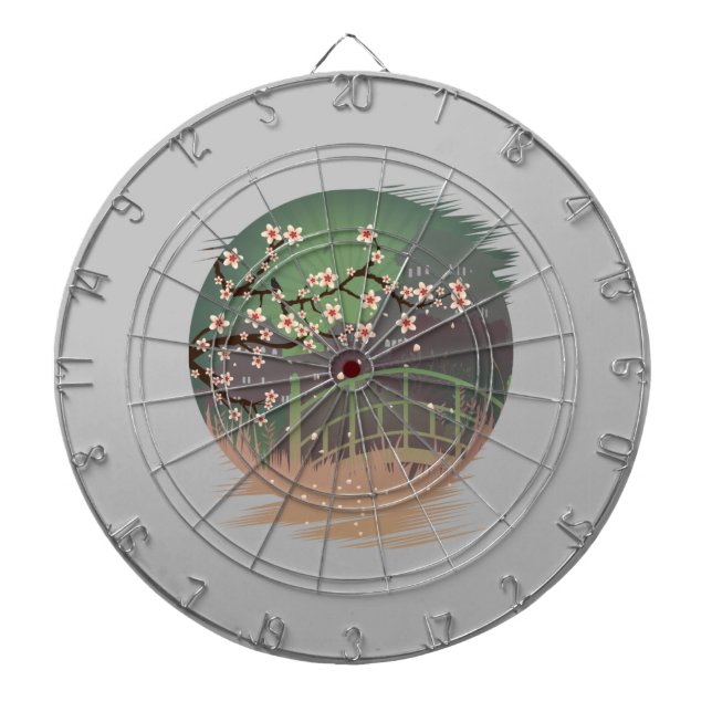Blossom Sundown Dartboard (Front)