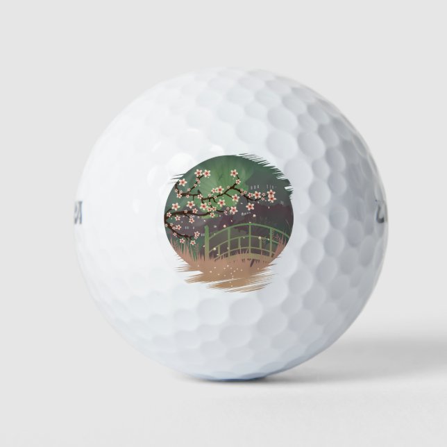 Blossom Sundown Golf Balls (Front)