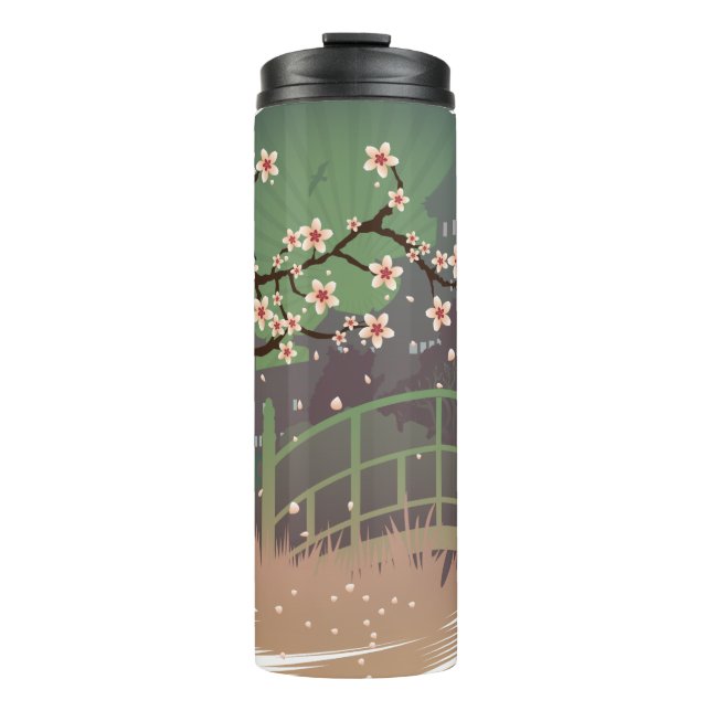 Blossom Sundown Thermal Tumbler (Front)