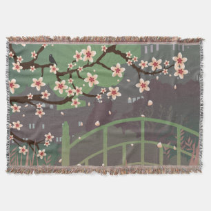 Blossom Sundown Throw Blanket