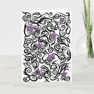Blossom Tattoo - greetings card