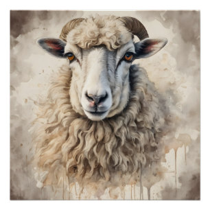 Blossom the Sheep Poster