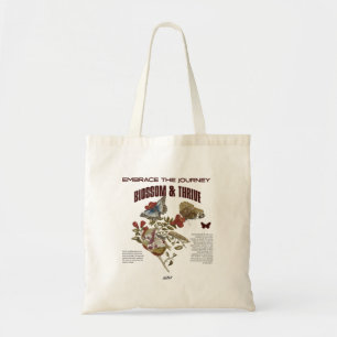  Blossom & Thrive Vintage Gift for Plant Lovers Tote Bag