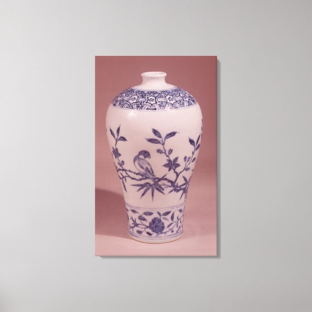 Blossom vase, Ming dynasty Canvas Print (Front)