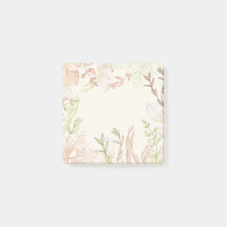 Blossom Watercolor Post-it Notes