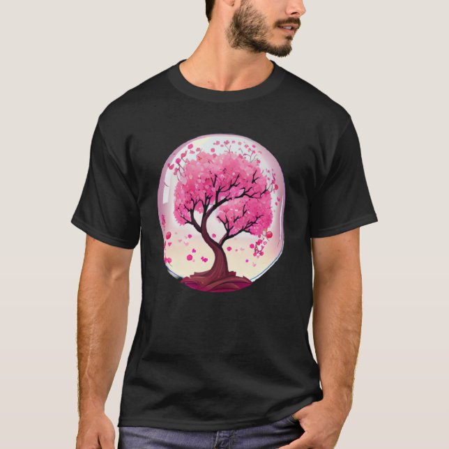 Blossom with Confidence in this Cherry Blossom Glo T-Shirt (Front)