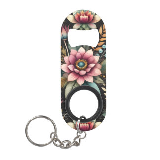 Blossomed Beauty Keychain Bottle Opener