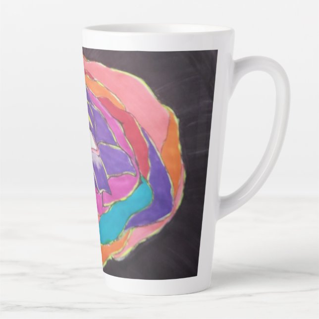Blossomed Excellence  Latte Mug (Right)