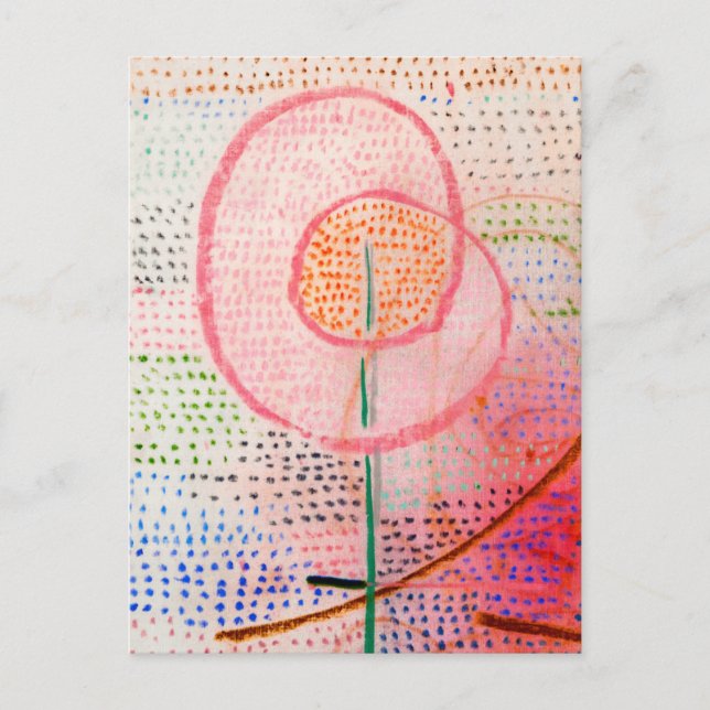 Blossoming (1934) by Paul Klee - Abstract Art  Postcard (Front)