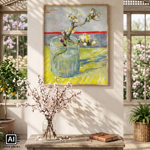 Blossoming Almond Branch by Vincent van Gogh Poster