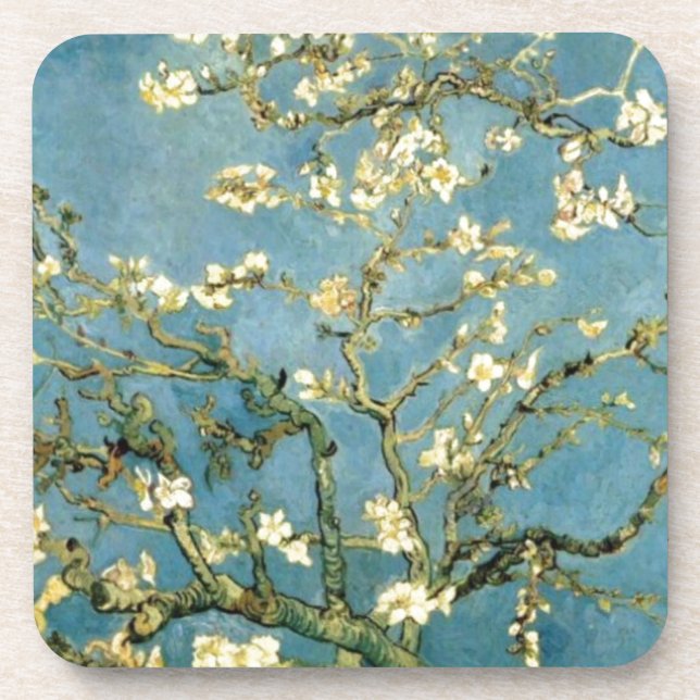 Blossoming Almond Tree by Van Gogh Coaster (Front)