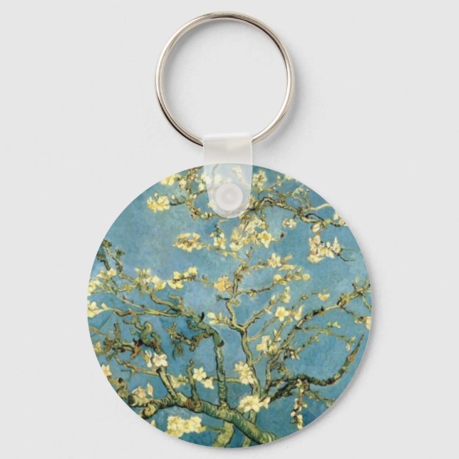Blossoming Almond Tree by Van Gogh Keychain (Front)
