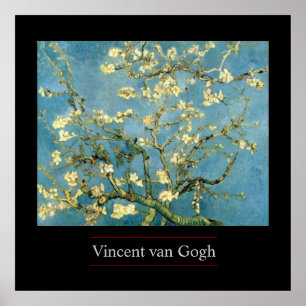 Blossoming Almond Tree by van Gogh Poster Print