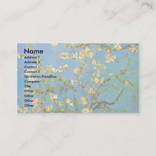 Blossoming Almond Tree by Vincent van Gogh Business Card