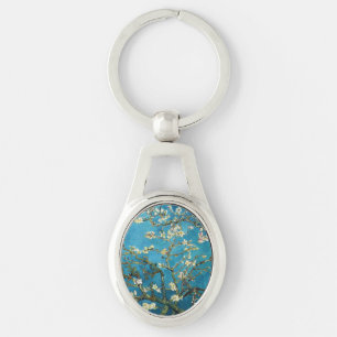 Blossoming Almond Tree by Vincent van Gogh. Keychain
