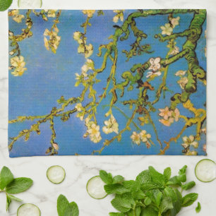 Blossoming Almond Tree by Vincent van Gogh Kitchen Towel