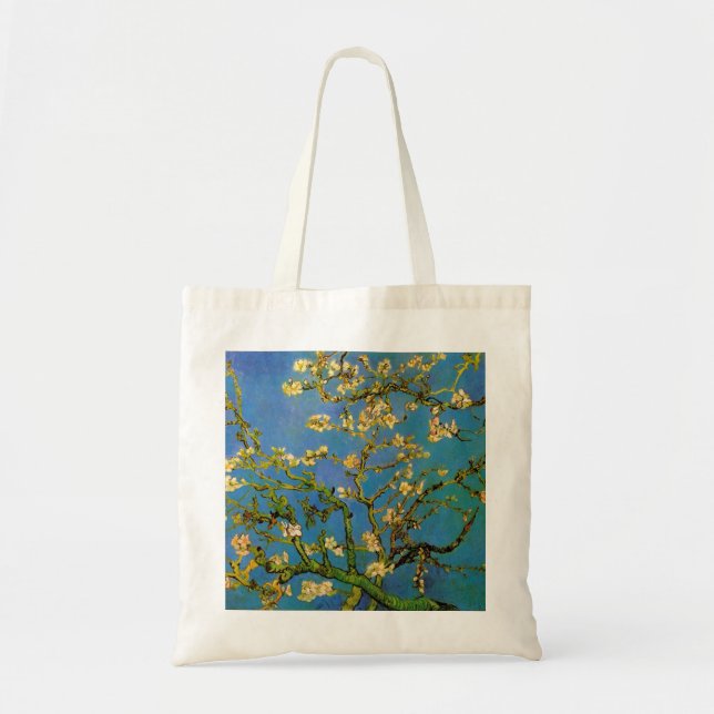 Blossoming Almond Tree by Vincent van Gogh Tote Bag (Front)