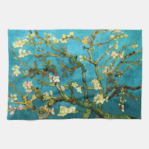 Blossoming Almond Tree Van Gogh Fine Art Kitchen Towel