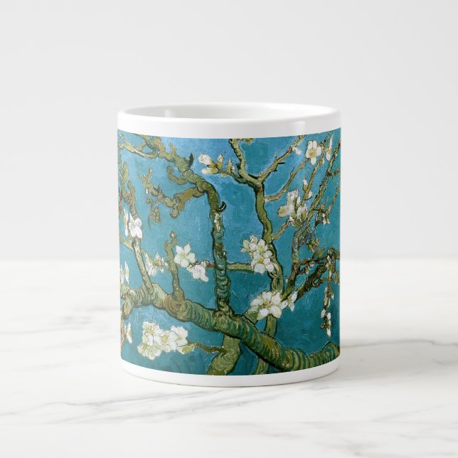 Blossoming Almond Tree Van Gogh Fine Art Large Coffee Mug (Front)