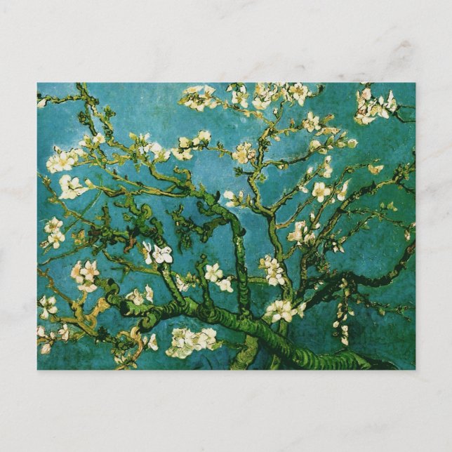 Blossoming Almond Tree Van Gogh Fine Art Postcard (Front)