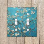 Blossoming Almond Tree Van Gogh Light Switch Cover<br><div class="desc">A light switch cover with the painting Blossoming Almond Tree (1890) by Vincent van Gogh (1853-1890) an oil painting from the post-impressionist period. White and pink blossoms on tree branches with a vivid blue sky. One of his most well-known paintings.</div>