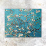 Blossoming Almond Tree Vincent van Gogh Jigsaw Puzzle<br><div class="desc">A jigsaw puzzle featuring the Post-Impressionist oil painting,  Blossoming Almond Tree (1890) by Vincent van Gogh,  depicting the springtime bloom of almond branches against an aqua blue sky.</div>