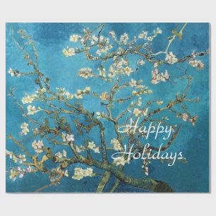 Blossoming Almond Tree, Vincent van Gogh. Wrapping Paper
