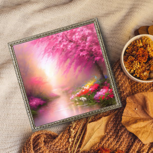 Blossoming Beauty by the River Photo Print