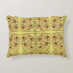 Blossoming  Butterflies Accent Pillow