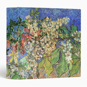 Blossoming Chestnut Branches by Vincent van Gogh Binder