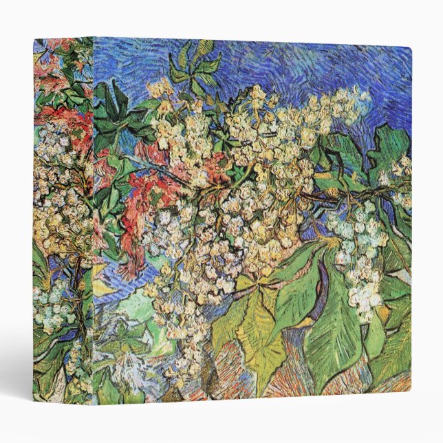 Blossoming Chestnut Branches by Vincent van Gogh Binder (Front/Spine)