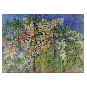 Blossoming Chestnut Branches by Vincent van Gogh Cutting Board