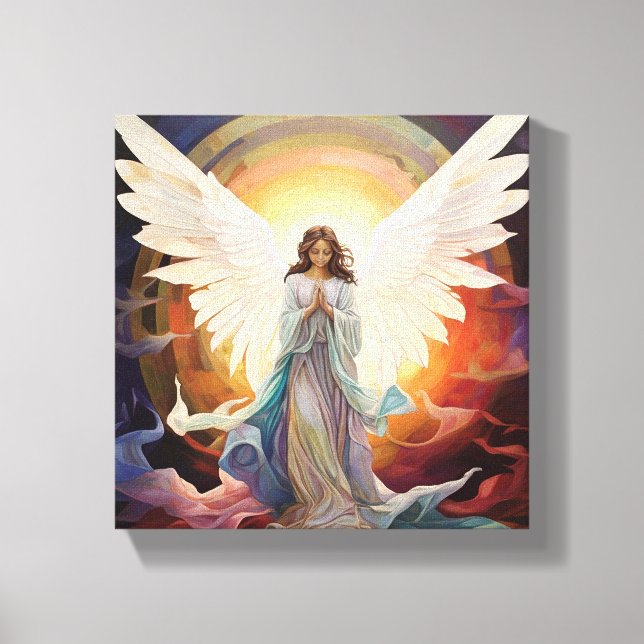 Blossoming Hope girl Canvas Print (Front)