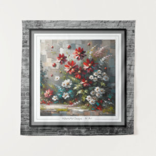 Blossoming Mosaic Tapestry