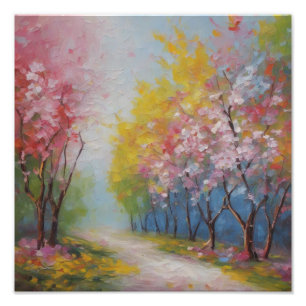 Blossoming Path to Spring Photo Print