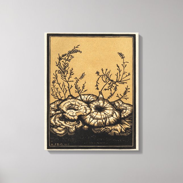 Blossoming Plants Canvas Print (Front)