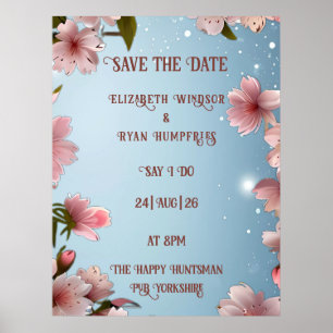 Blossoming Romance: A Full Floral Wedding Theme Poster