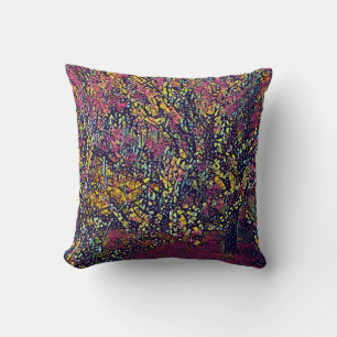 Blossoming Tree Stylized Throw Pillow