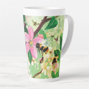 Blossoming Trees for Bees and Other Pollinators  Latte Mug