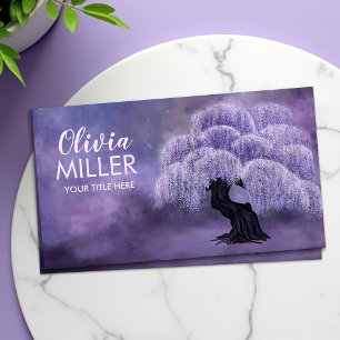 Blossoming Wisteria Tree Business Card