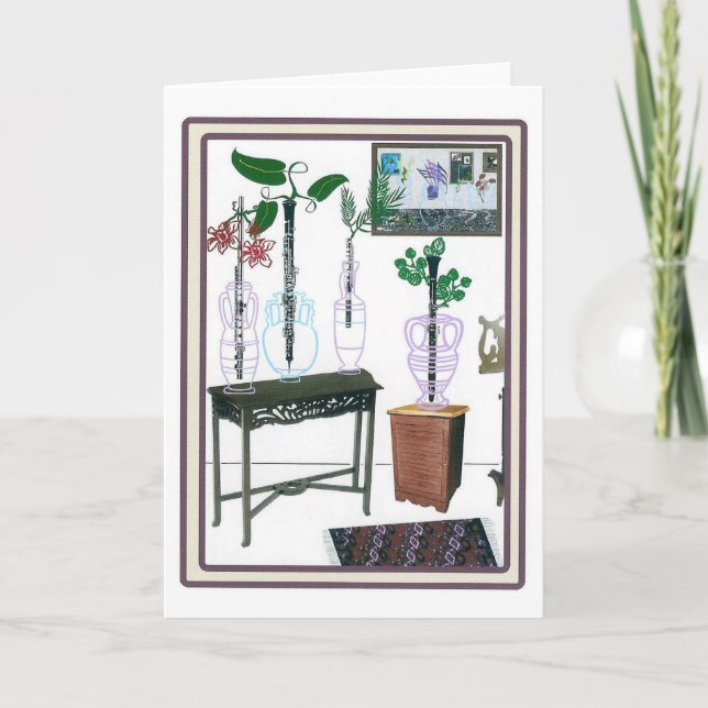 Blossoming Woodwinds Card (Front)