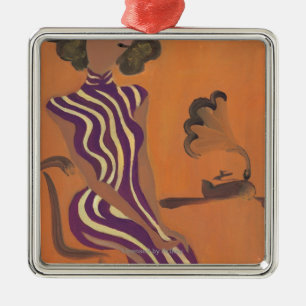 Blossoming Youth No.8 Metal Ornament