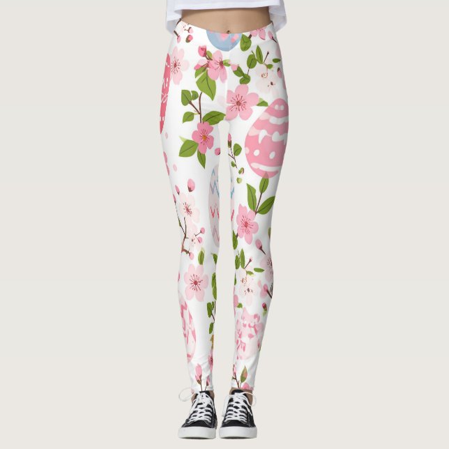 Blossoms and Blessings Leggings (Front)
