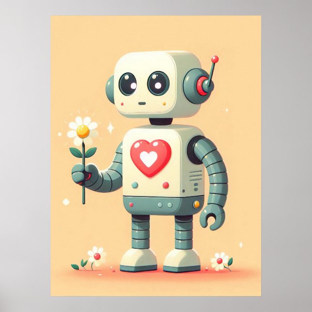 Blossoms & Bots Poster (Front)